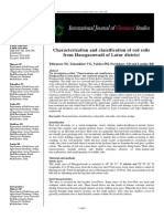 Characterization and Classification of Red Soils From Hasegaonwadi of Latur District