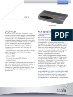 3com Router 3000 DSL AND Ethernet Family: Key Benefits