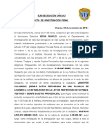 Acta de Investigación Flagrancia Violencia K-16-0047-03855