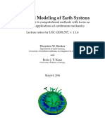 Numerical Modeling of Earth Systems PDF