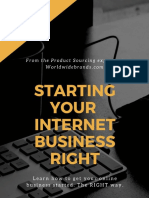 Start Your Internet Business RIGHT PDF