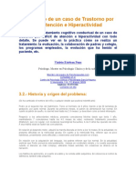 Tratamiento de Un Caso de Trastorno Por Déficit de Atención e Hiperactividad