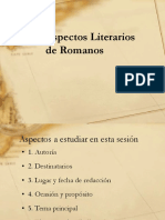 Aspecto Literario de Romanos