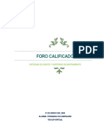 Foro Calificado Iiii - Criticidad de Equipos y Auditorias de Mantenimiento PDF