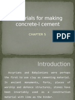 Materials For Making Concrete-I Cement