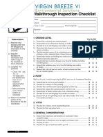 Walkthrough Inspection Checklist Indoor Air Quality