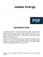 Renewable Energy: Presented By: Jatin Meghlan Piyush Singh Chiragh