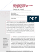 Monolithic Polymer-Infiltrated Ceramic Network CAD/CAM Single Crowns: Three-Year Mid-Term Results of A Prospective Clinical Study