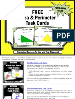 Free Area & Perimeter Task Cards: Promoting Success For You and Your Students!