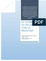 La Quimica y Su Relacion Con La Medicina