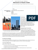 Mechanics of Elastic Solids - Lesson - TeachEngineering PDF