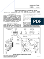 Installation Instructions For The FT-10 Network Genset LonWorks Card With PCC3200