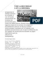 Antigüedad y Edad Media - Evolucion de La Seguridad Industrial