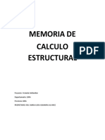 Memoria de Calculo