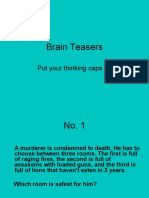 Brain Teasers