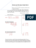 Augmented Matrices and The Gauss-Jordan Method: Answer