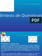 Quinolinas e Isoquinolinas Sintesis