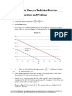 Chapter 4: The Theory of Individual Behavior Answers To Questions and Problems