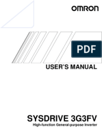 User'S Manual: Sysdrive 3G3Fv