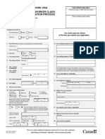 Immigration Canada (Visa Application)