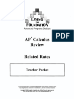 Calculus Review: Teacher Packet