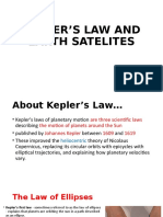 Kepler's Law and Earth Satelites