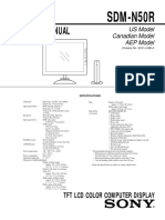 Sony SDM-N50R PDF