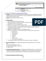 Accountancy Worksheet - 1 (A) Theory