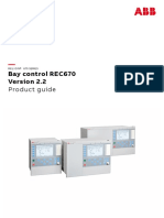 1MRK511404-BEN B en Product Guide Bay Control REC670 Version 2.2 PDF