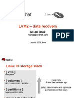 LVM2 - Data Recovery: Milan Brož