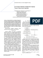 Natural Language Grammar Induction of Indonesian Language Corpora Using Genetic Algorithm