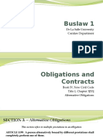 Buslaw 1: de La Salle University Comlaw Department