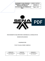 Trabajo Práctico No. 1 "Minimizando Residuos Peligrosos"