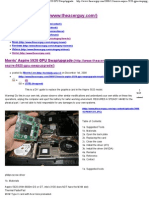 DIY Guide To Replace The Graphics Card in The Aspire 5920 Model