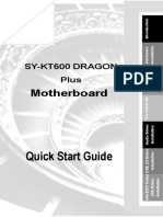 Soyo Sy kt600 Dragon Plus Motherboard User Manual