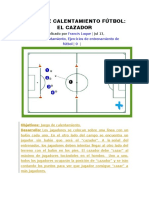 Ejercicios de Calentamiento para Fútbol Base