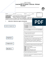 Practica Calificada 1° Secundaria Figuras Literarias Iii Bimestre