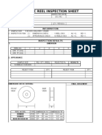 Plastic Reel Inspection Sheet