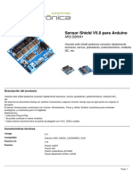 Sensor Shield V5 0 para Arduino