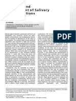 Diagnosis and Management of Salivar y Gla ND Infec Tions: Eric R. Carlson