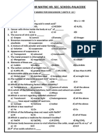 1OTH CHEMISTRY LNS (9-13) BOOK INTERIOR ONE MARKS WITHOUT ANSWER FOR SELF EVALUATION. Iii-Full Test Onemarks