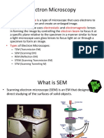 Electron Microscopy: - Electron Microscope Electrostatic Electromagnetic Electron Beam