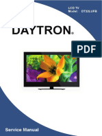 схема и сервис мануал на английском Daytron DT32LUFB PDF