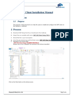 SAP Client Installation Manual: 1.1 Purpose