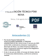 Presentación Técnica Ptar Neiva 2 Ago-2018 Hidrosan