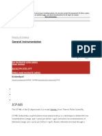 General Instrumentation: Icp-Ms