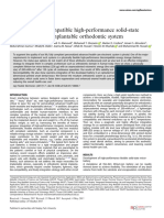 Flexible and Biocompatible High-Performance Solid-State Micro-Battery For Implantable Orthodontic System