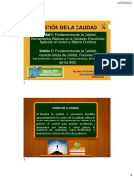 Semana 1.1 - Gestion de La Calidad-Costos