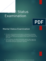 Mental Status Examination