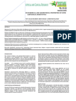 Determination of Physicochemical and Geometrical Properties of Some Carvedilol Derevitives